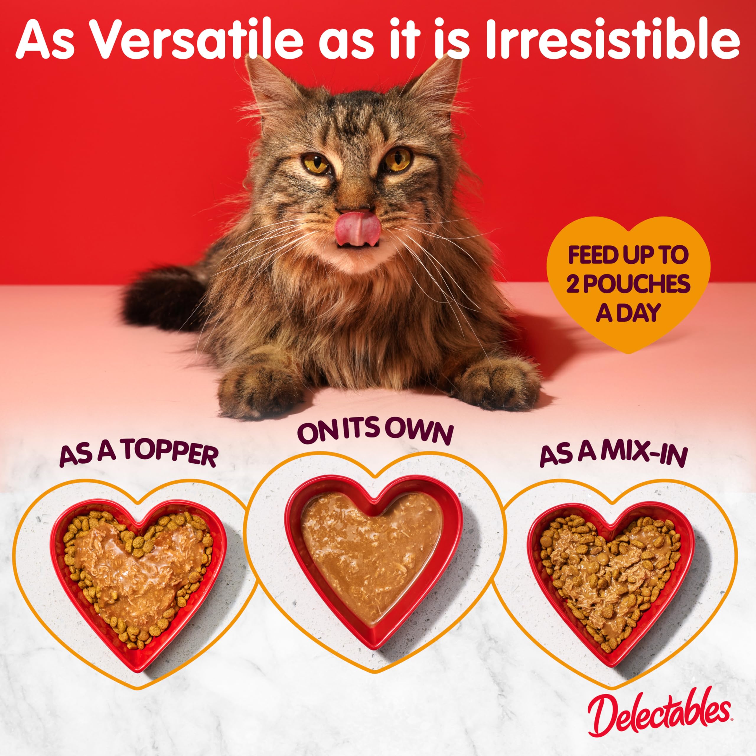 Delectables Bisque Lickable Wet Cat Treats - Chicken, Tuna & Shrimp, 12 count - Image 5