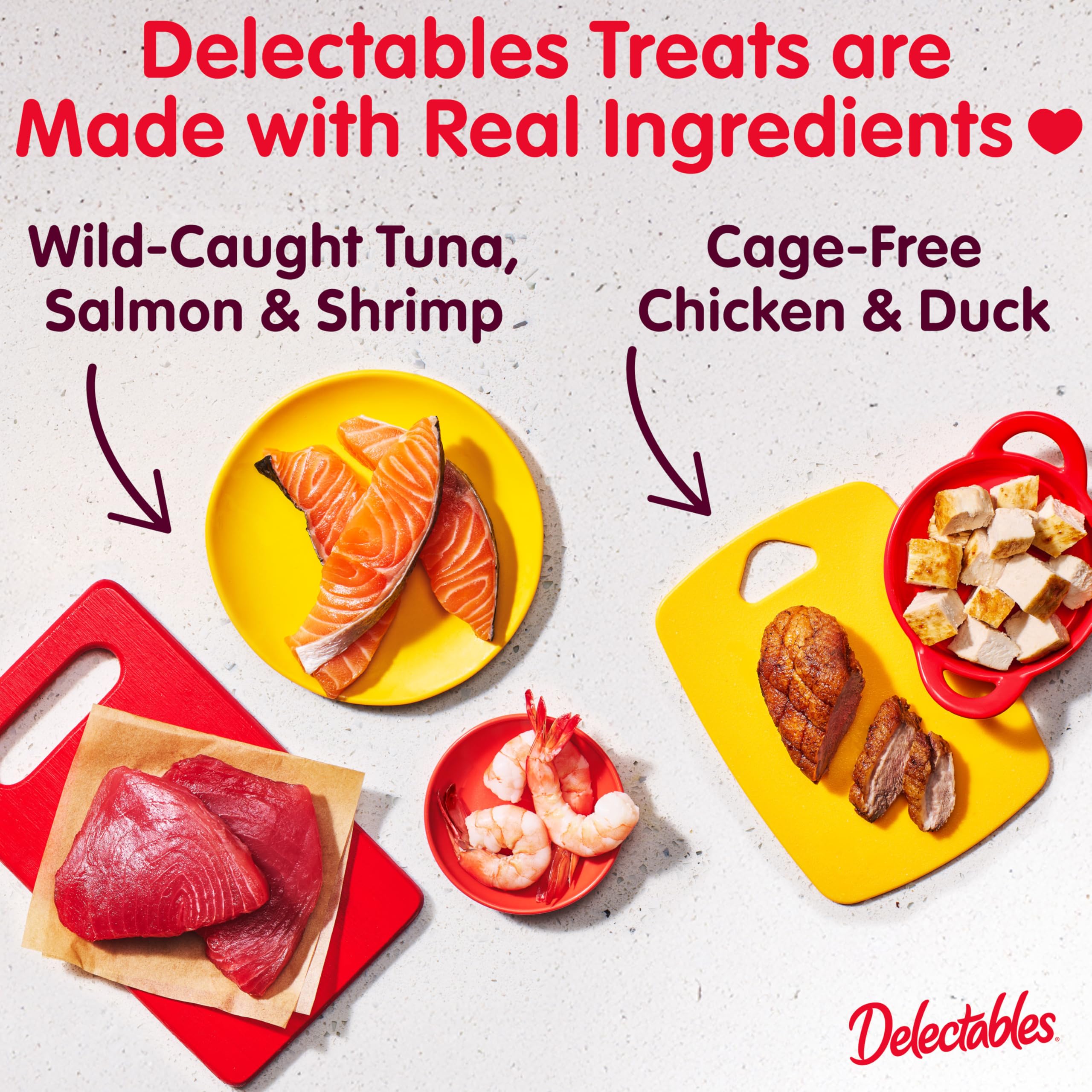 Delectables Bisque Lickable Wet Cat Treats - Chicken, Tuna & Shrimp, 12 count - Image 2