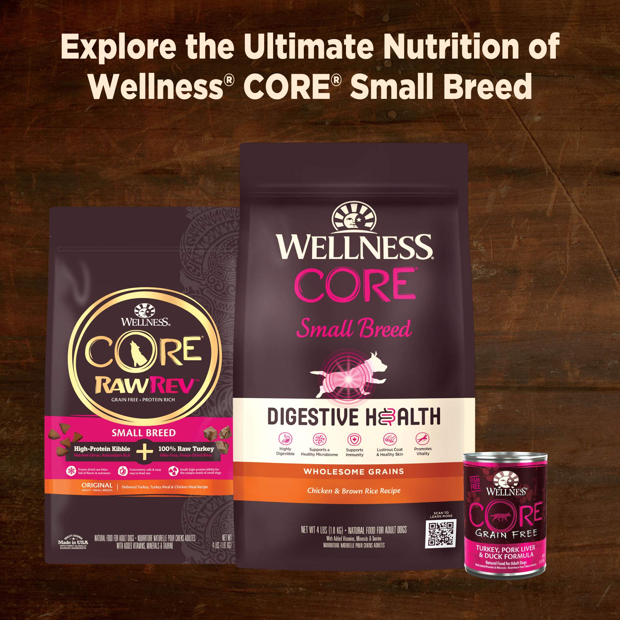 Wellness Core Grain Free Small Breed Mini Meals Chunky Variety Pack, 3 oz (Pack of 12) - Image 5
