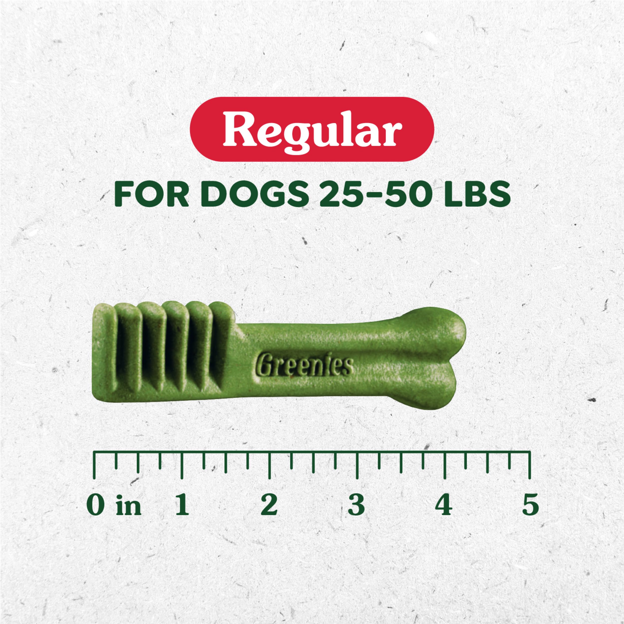 Greenies Original Regular Dental Dog Treats, 36 oz. Pack (36 Treats) - Image 3