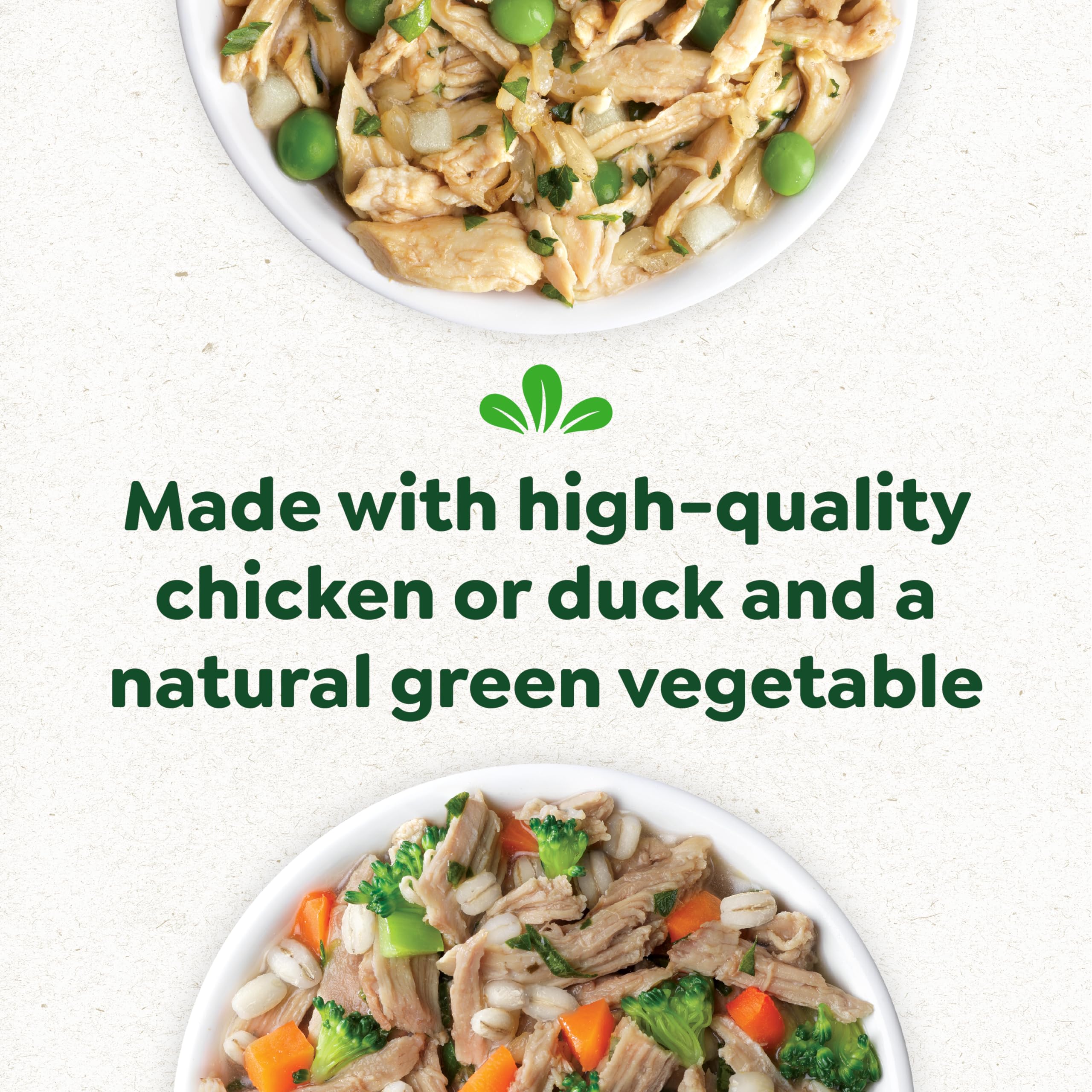Greenies Smart Topper High Protein Wet Mix-in for Dogs, Chicken, Peas, Apples, and Brown Rice Recipe & Duck, Broccoli, Carrots and Barley Recipe Variety Pack with Whole Grains, 8 Trays of 2oz. - Image 6