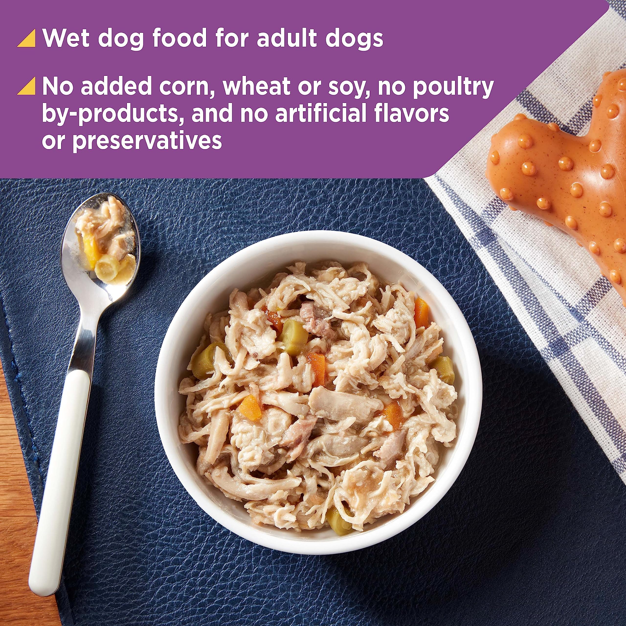 Nature's Recipe Grain Free Chicken & Lamb Recipe in Savory Broth Wet Dog Food, 2.75 oz. Cup, 12 Count - Image 6